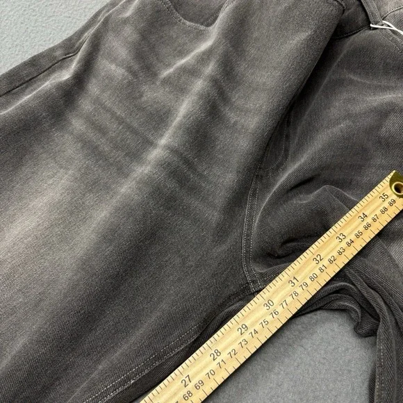 Halara Flex Denim Womens Size XL Gray Wide Leg Baggy Pull On Pants Jeans NWT - Picture 9 of 9